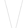 Collier Venezianer Weissgold 750, 0.8mm, 38cm
