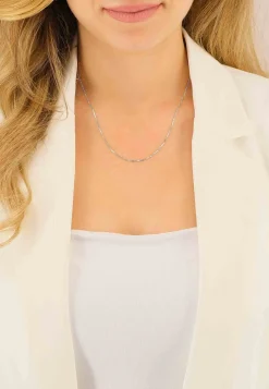 Collier Venezianer Weissgold 750, 0.8mm, 40cm