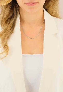 Collier Venezianer Weissgold 750, 1mm, 45cm