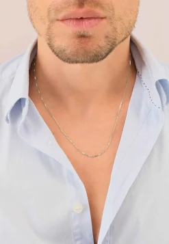 Collier Venezianer Weissgold 375, 0.9mm, 45cm