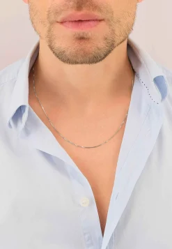 Collier Venezianer Weissgold 750, 0.8mm, 40cm