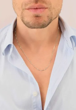 Collier Venezianer Weissgold 750, 1mm, 45cm