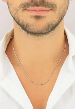 Collier Venezianer Weissgold 585, 1.1mm, 38cm