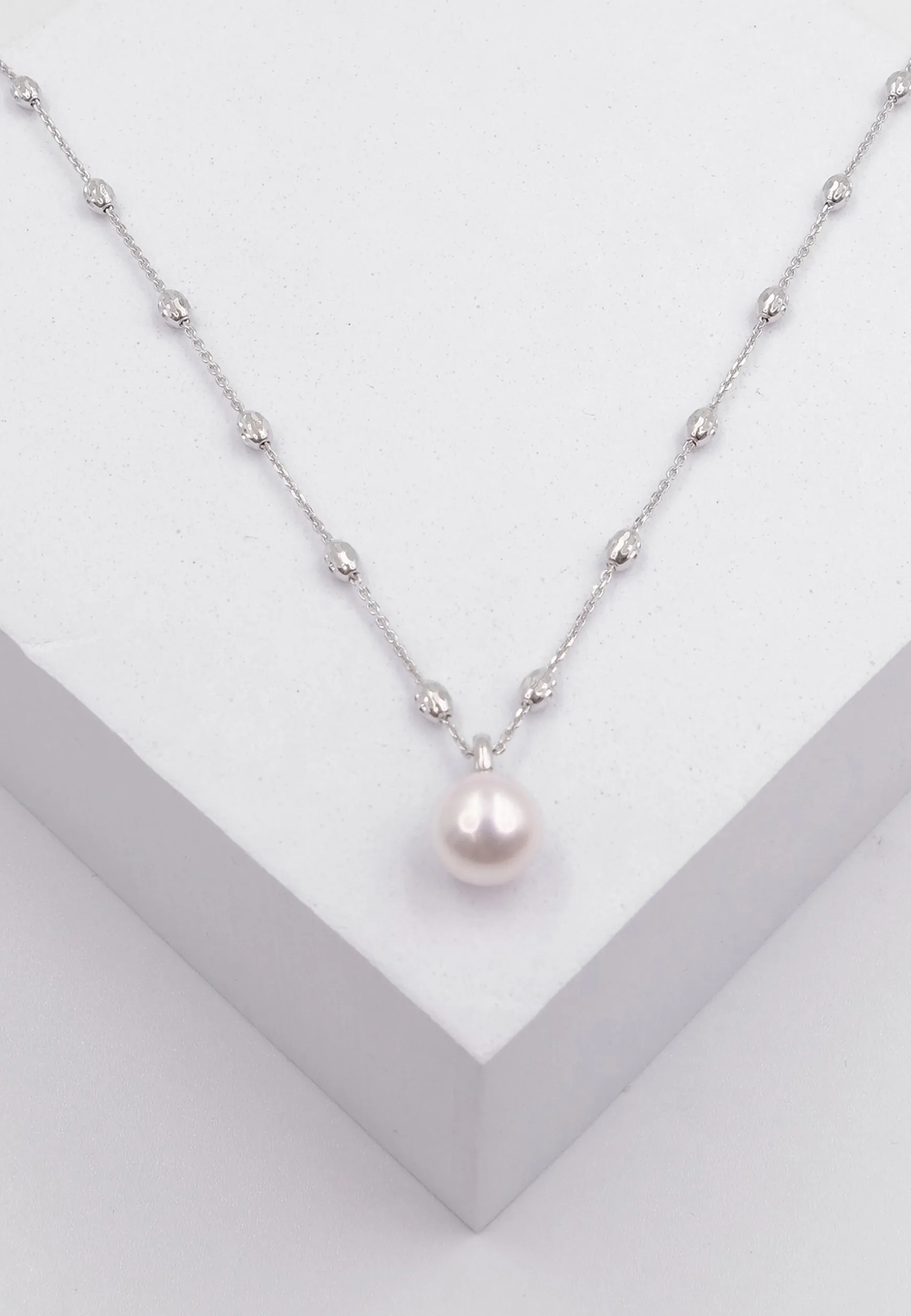 Collier Weissgold 750 Akoya Perle 8-8.5mm