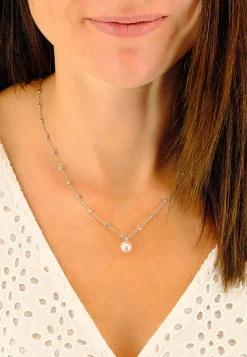Collier Weissgold 750 Akoya Perle 8-8.5mm