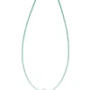 Collier Weissgold 750 Süsswasserperle 10-11mm Chalcedon