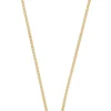 Collier Zopf Gelbgold 750, 1.6mm, 60cm