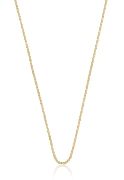 Collier Zopf Gelbgold 375, 1.2mm, 55cm