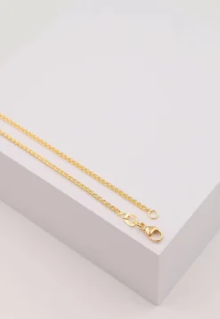Collier Zopf Gelbgold 750, 1.6mm, 60cm