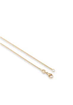 Collier Zopf Gelbgold 375, 1.2mm, 55cm
