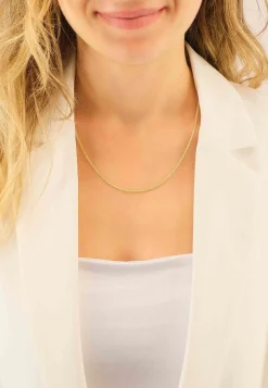 Collier Zopf Gelbgold 750, 1.6mm, 60cm