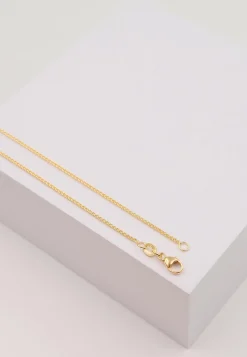 Collier Zopf Gelbgold 375, 1.2mm, 55cm