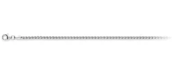 Collier Zopf Silber 925, 2.1mm, 45cm