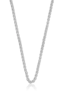 Collier Zopf Weissgold 750, 3.3mm, 45cm