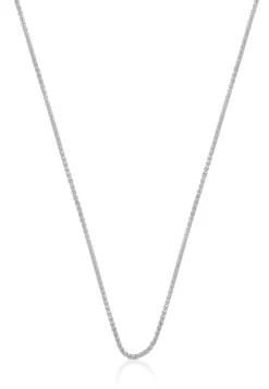 Collier Zopf Weissgold 750, 1.2mm, 45cm