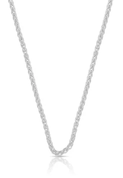Collier Zopf Weissgold 750, 2.5mm, 42cm