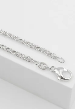 Collier Zopf Weissgold 750, 2.5mm, 42cm