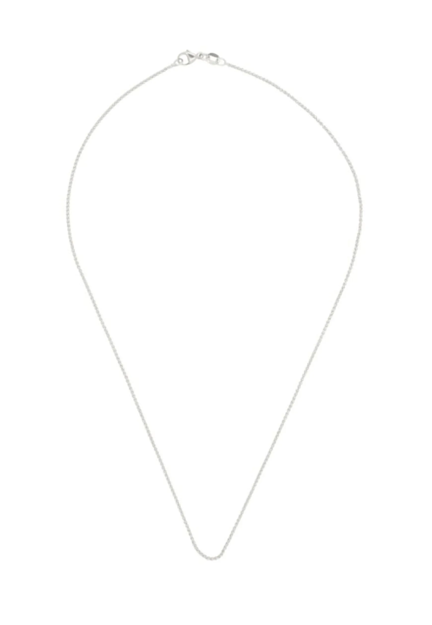 Collier Zopf Weissgold 750, 1.2mm, 38cm