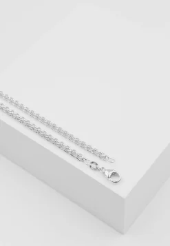 Collier Zopf Weissgold 750, 3.3mm, 45cm