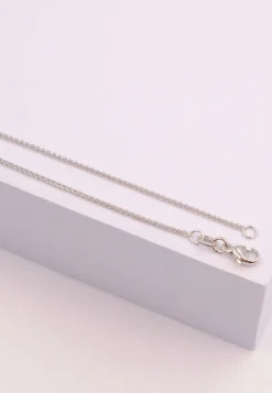 Collier Zopf Weissgold 750, 1.2mm, 45cm