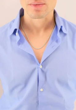 Collier Zopf Weissgold 750, 2.5mm, 55cm