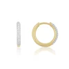 Creolen Gelbgold 750 Diamant 0.24ct. 15mm
