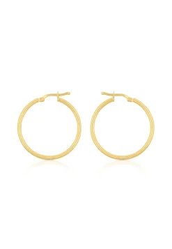 Creolen Gelbgold 750, 29mm