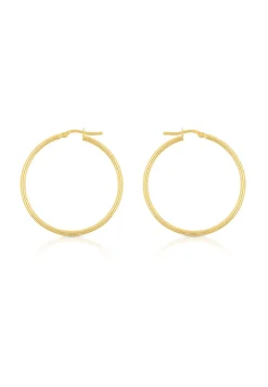 Creolen Gelbgold 750, 39mm