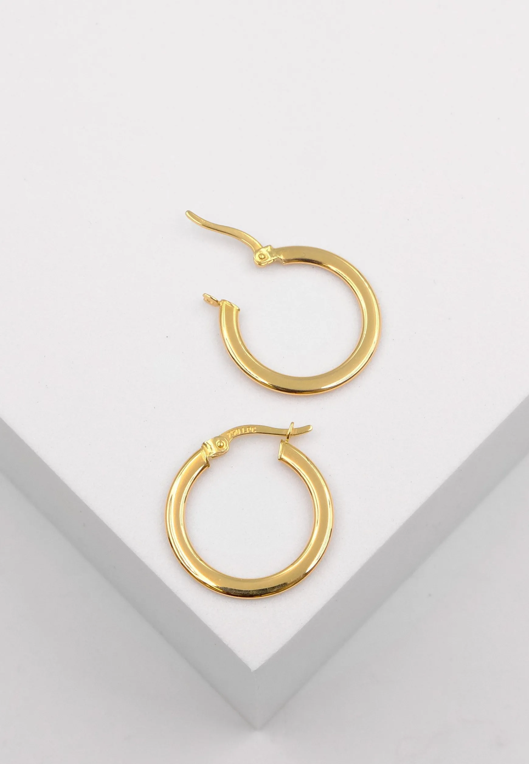 Creolen Gelbgold 750, 20mm