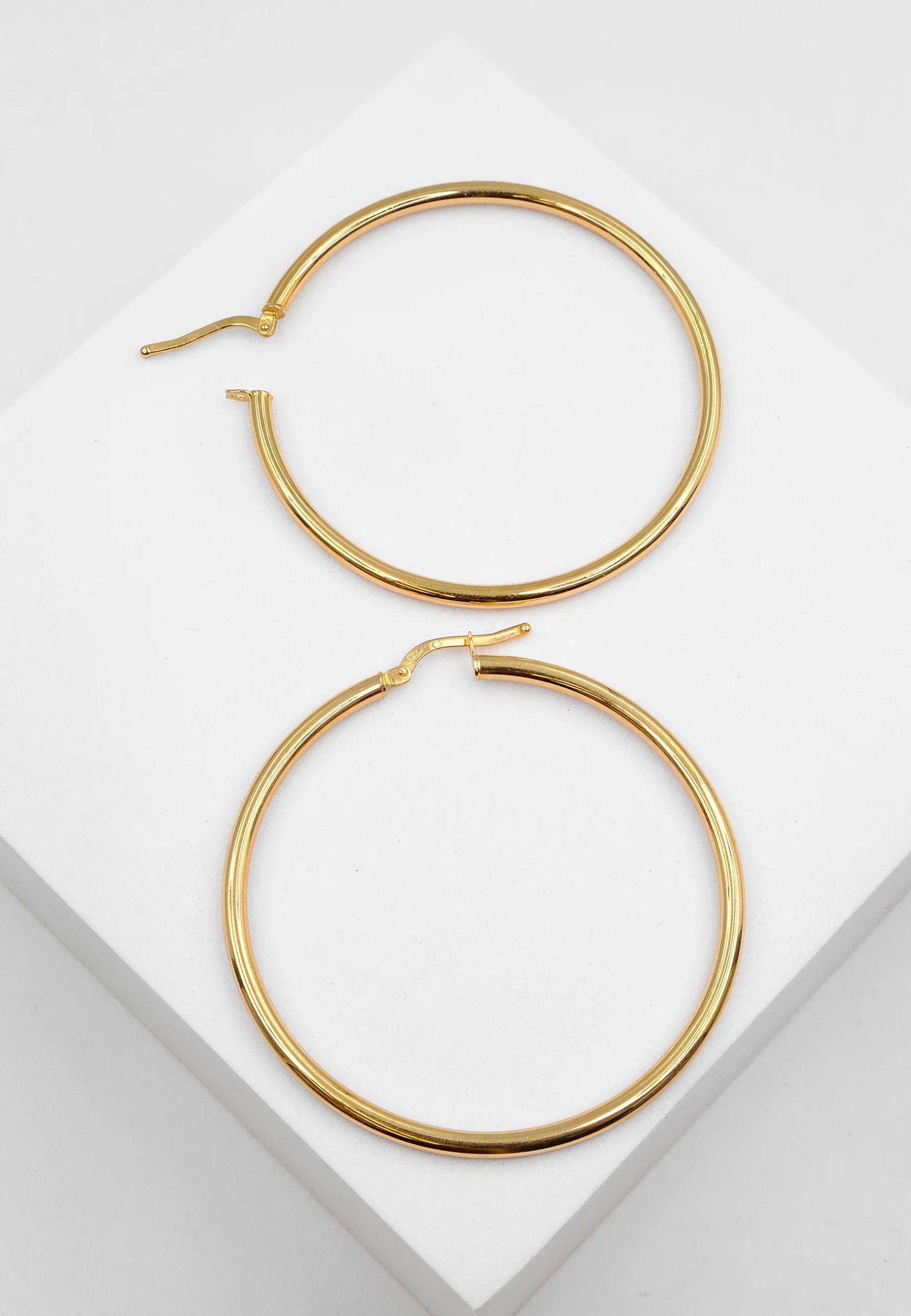 Creolen Gelbgold 750, 50mm