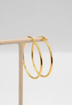 Creolen Gelbgold 750, 50mm