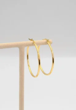 Creolen Gelbgold 750, 39mm