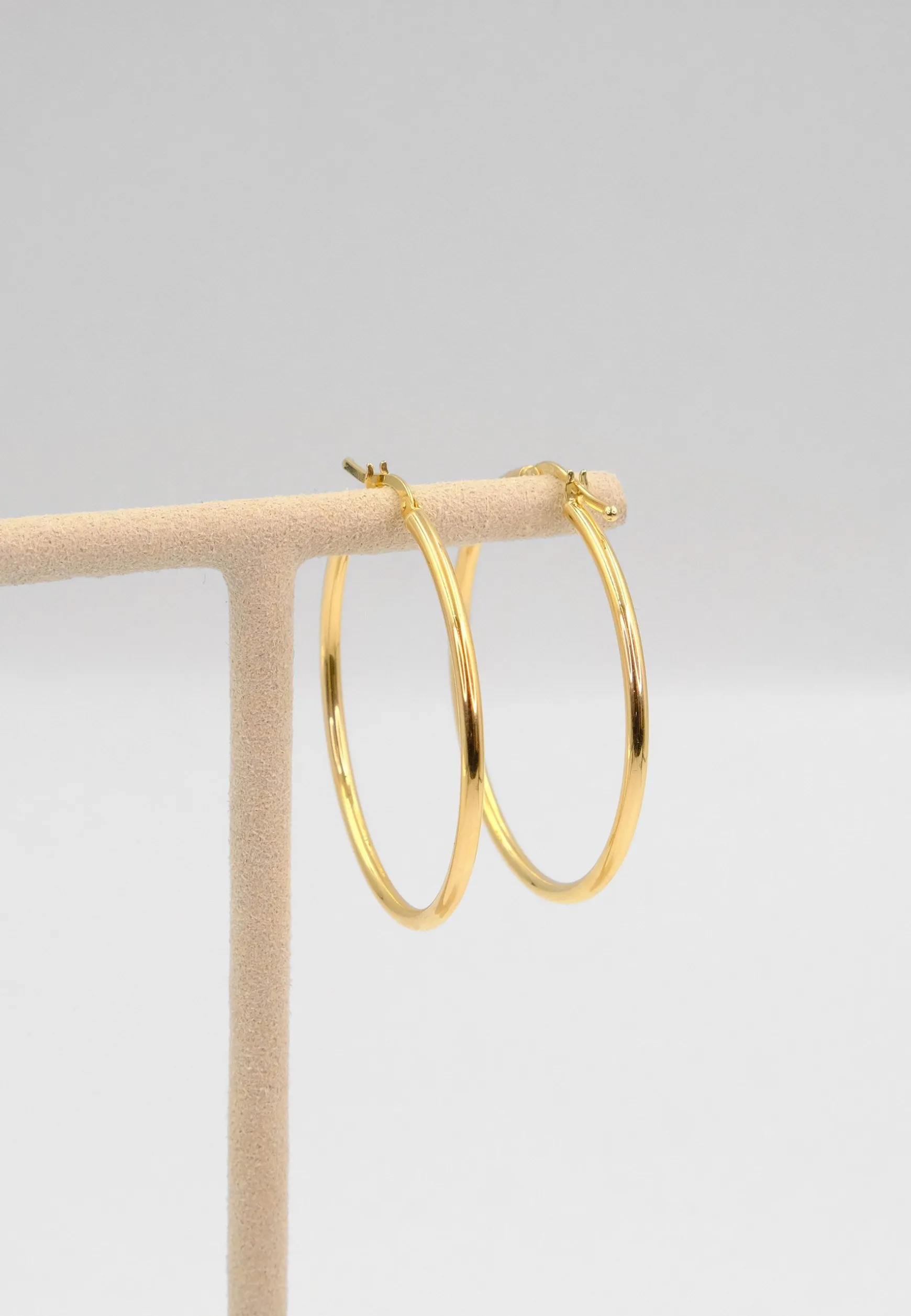 Creolen Gelbgold 750, 39mm