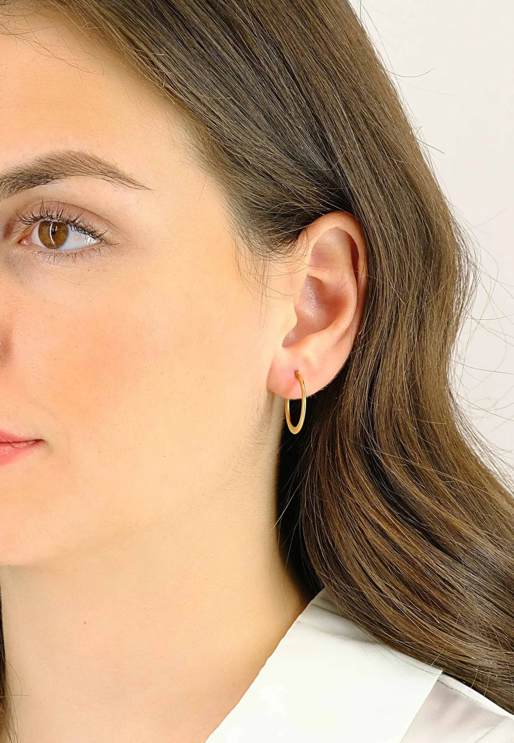 Creolen Gelbgold 750, 20mm