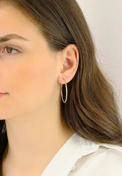 Creolen Gelbgold 750, 39mm