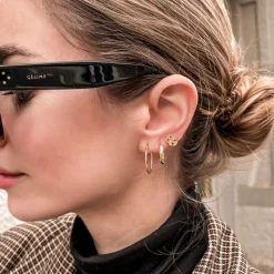 Creolen Gelbgold 750, 20mm