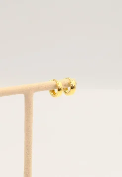 Creolen Gelbgold 750 U-Profil Scharnier 12.5mm