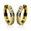 Creolen 750/18K Gelbgold Diamant 0.56ct.