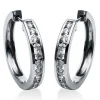 Creolen 750/18K Weissgold Diamant 1ct.