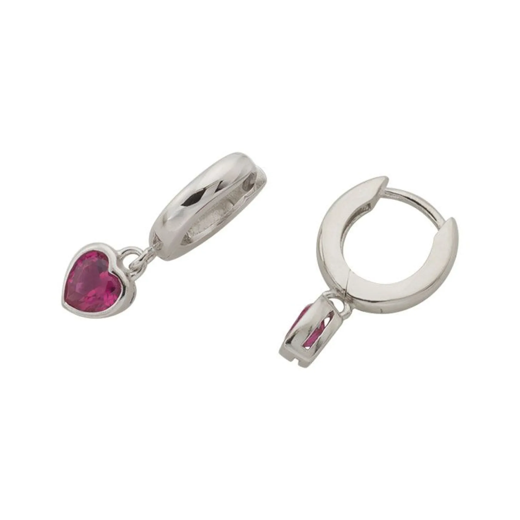 Creolen Silber 925 Zirkonia, 19mm