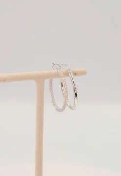 Creolen Weissgold 750 Brillanten 2.01.00ct. 30mm