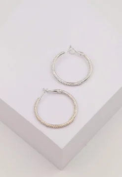 Creolen Weissgold 750 Brillanten 2.01.00ct. 30mm