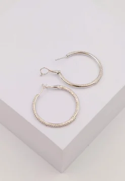 Creolen Weissgold 750 Brillanten 2.01.00ct. 30mm