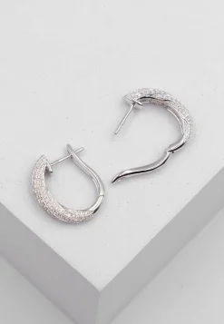 Creolen Weissgold 750 Diamant 0.63ct.