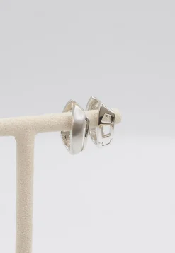 Creolen Weissgold 750, 17x5mm