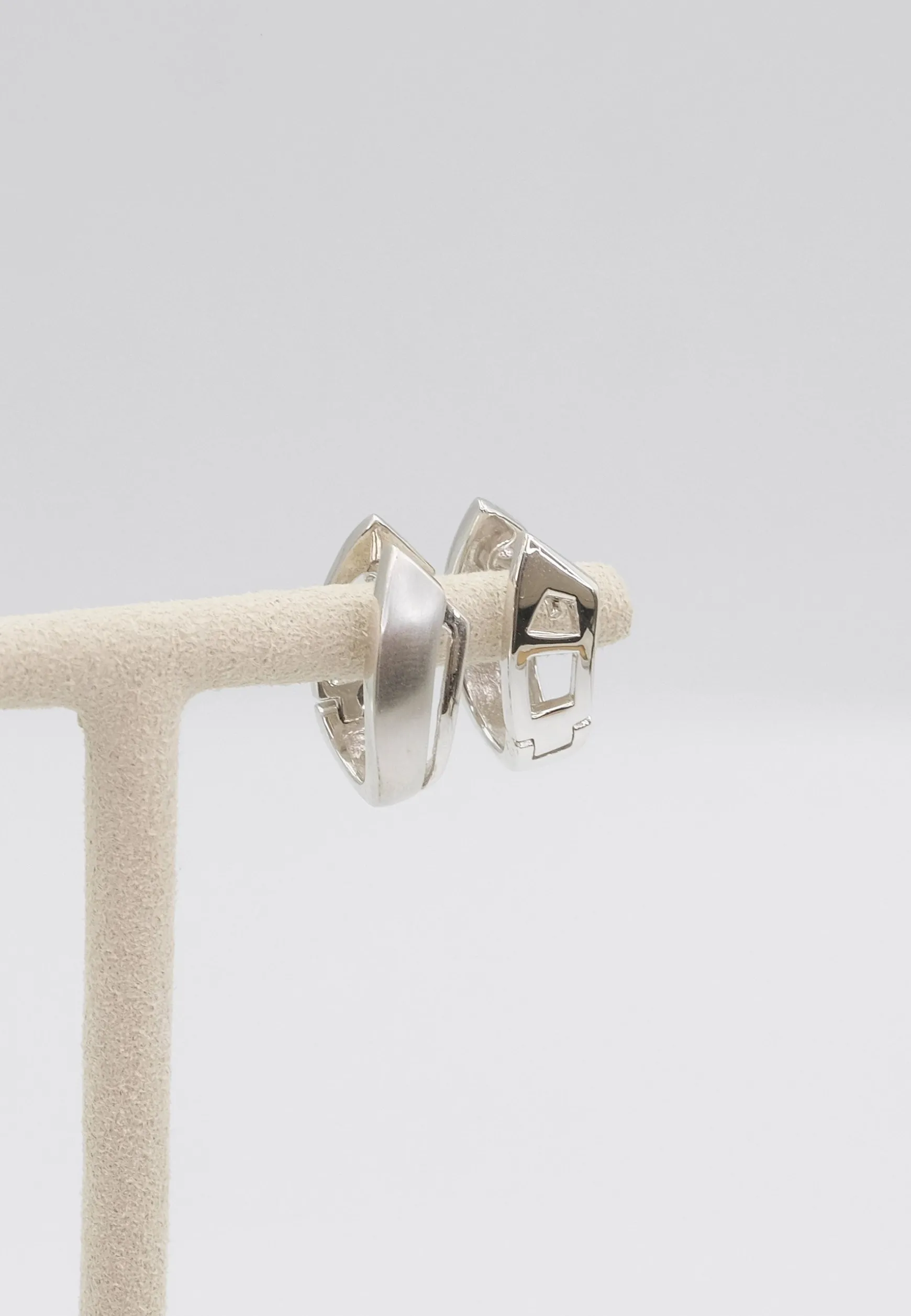 Creolen Weissgold 750, 17x5mm