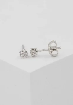 Diamantohrringe Weissgold 750 Brillanten 0.12ct. 4mm