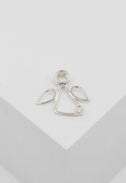 Engel Anhänger Weissgold 750 Diamant 0.0075ct. 13x15mm