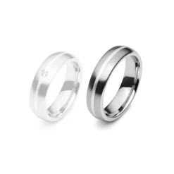 Freundschaftsring Edelstahl