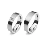 Freundschaftsringe Edelstahl